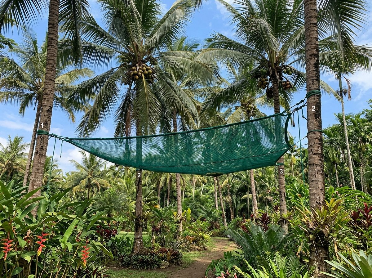 Coconut Tree Safety Nets