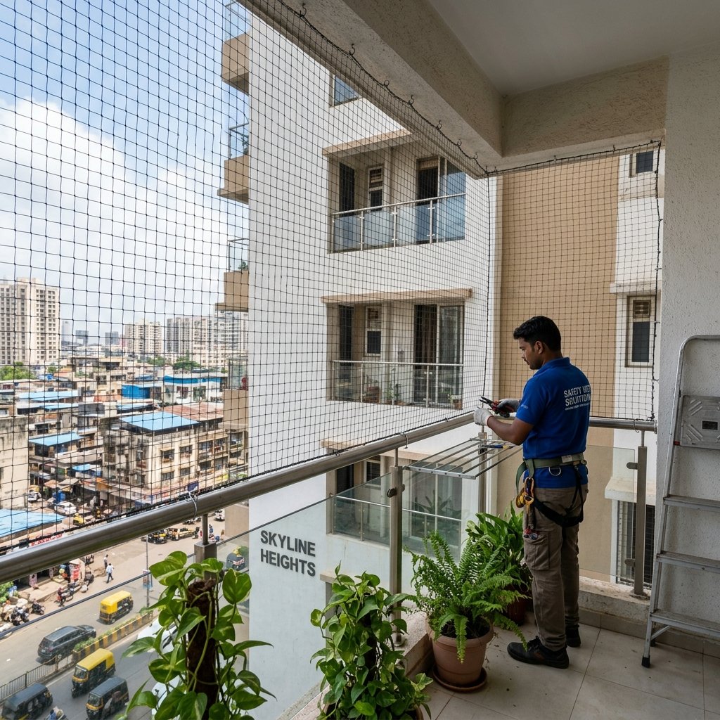 Pigeon Safety Nets Installation
